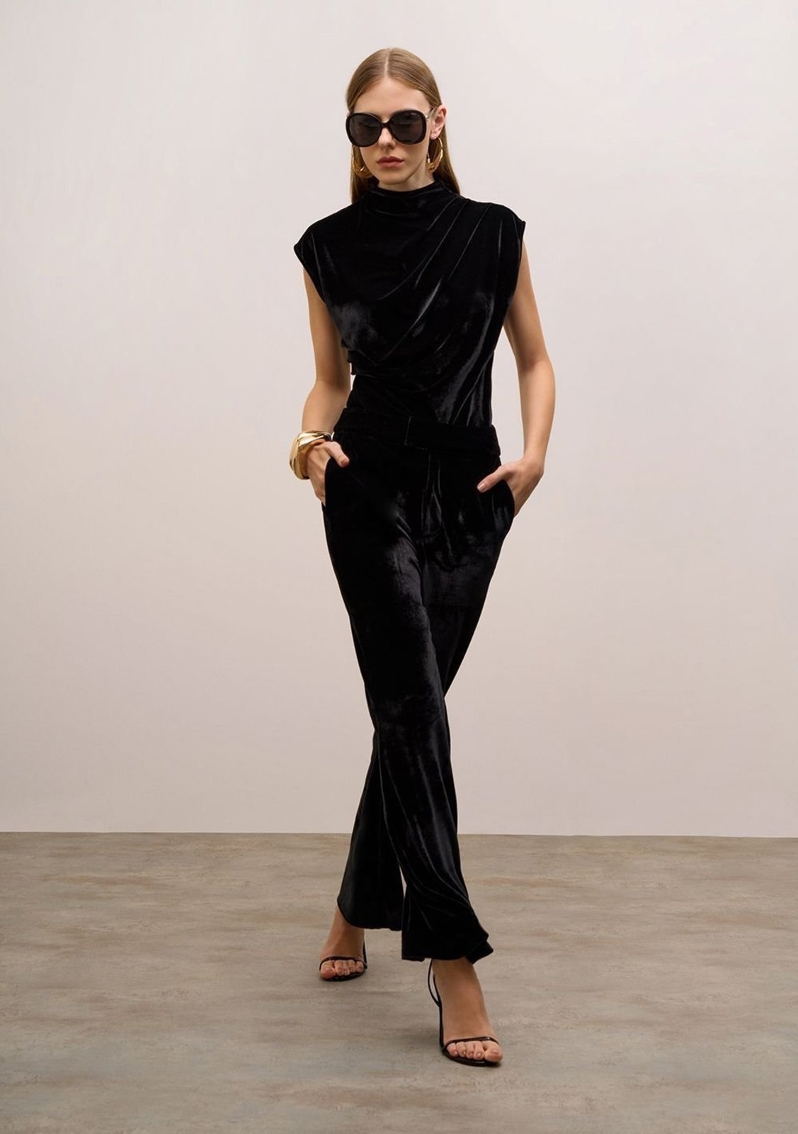 Calça Iódice Flare Alta - Preto