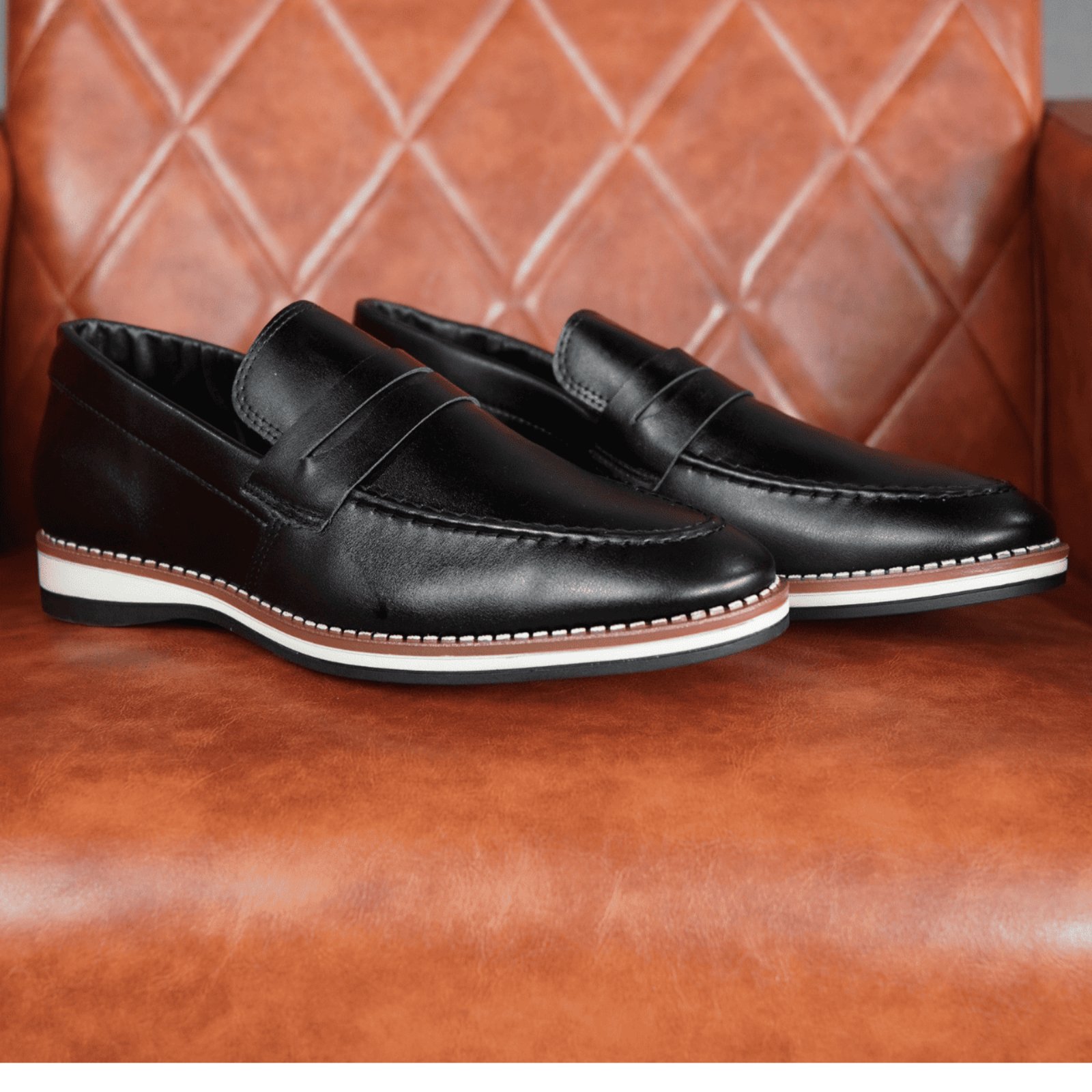 Sapato Masculino Mocassim Milan Social Casual Confortável