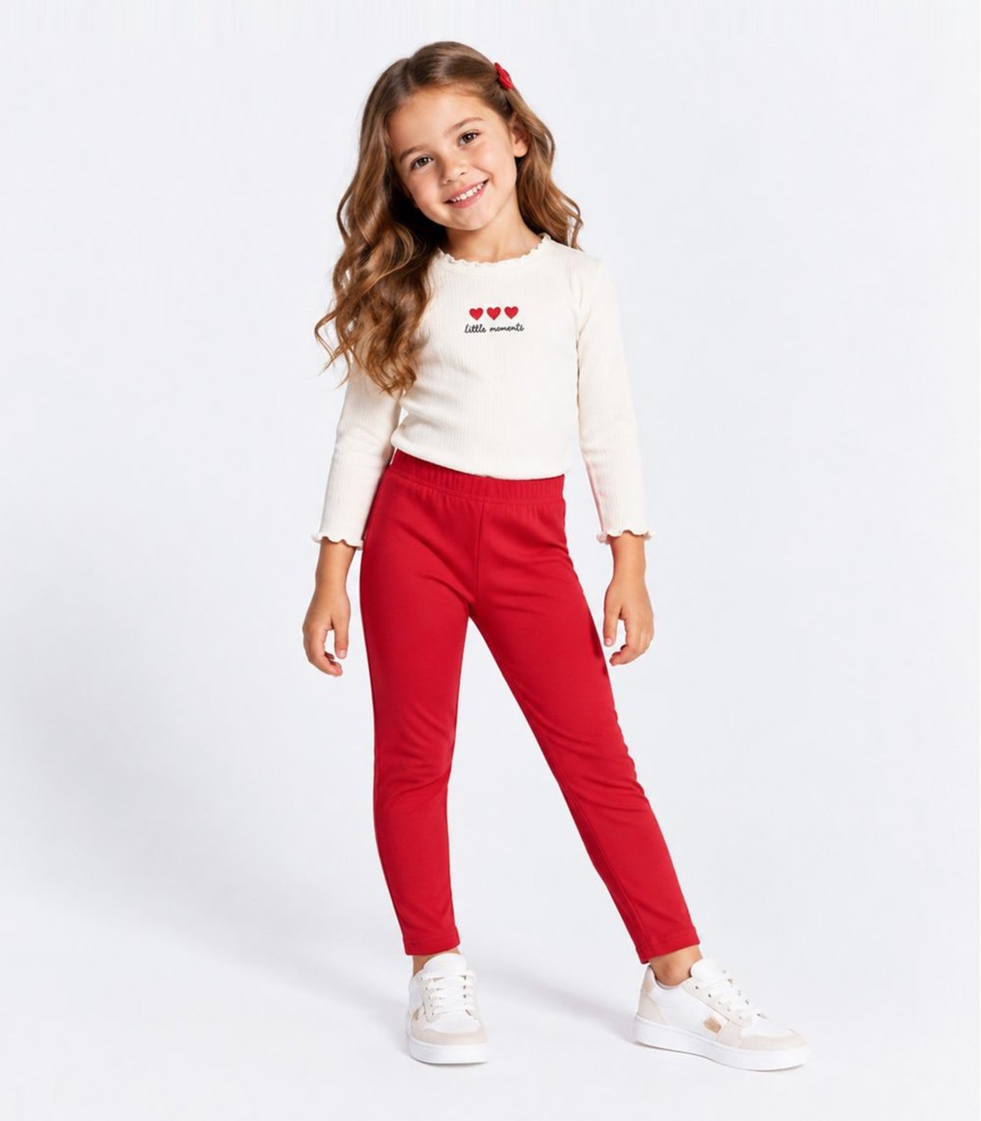 Infantil - Legging Feminina Select Vermelho