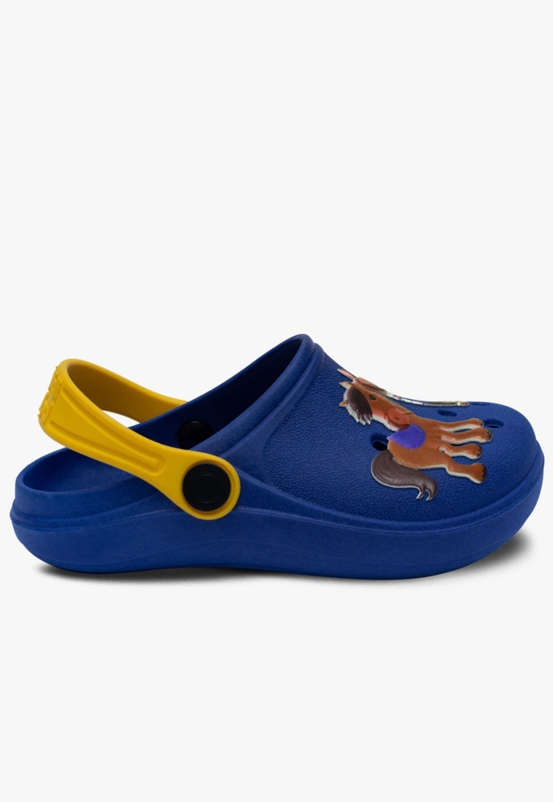 Vista 3 Infantil - Sandalia Babuche Pópidi Menino Cowboy Royal azul Pópidí azul