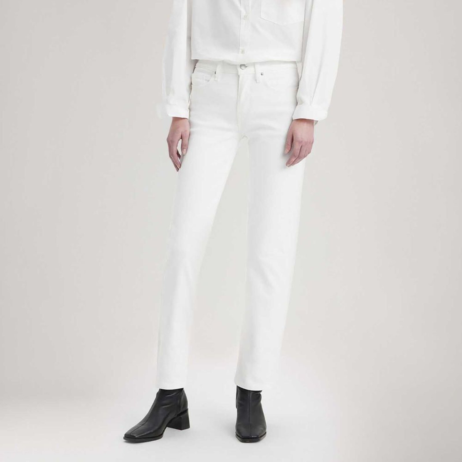 Calça Jeans Levi’s® 314 Shaping Straight Branca