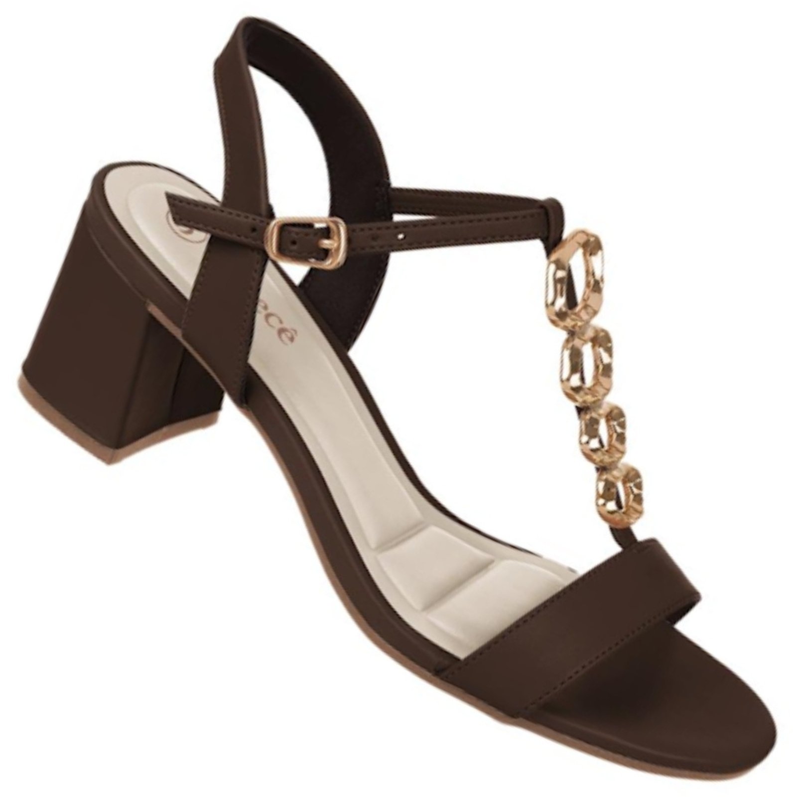 Vista 2 Sandalia ce T5280-264 Feminina BR SPORTS café BR SPORTS café