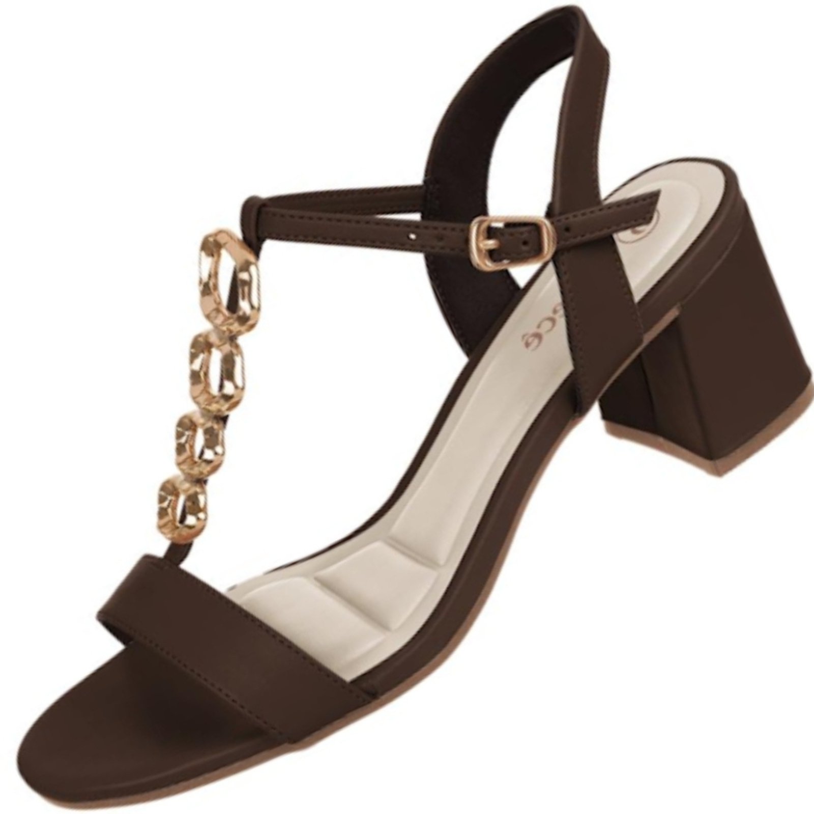 Vista 3 Sandalia ce T5280-264 Feminina BR SPORTS café BR SPORTS café