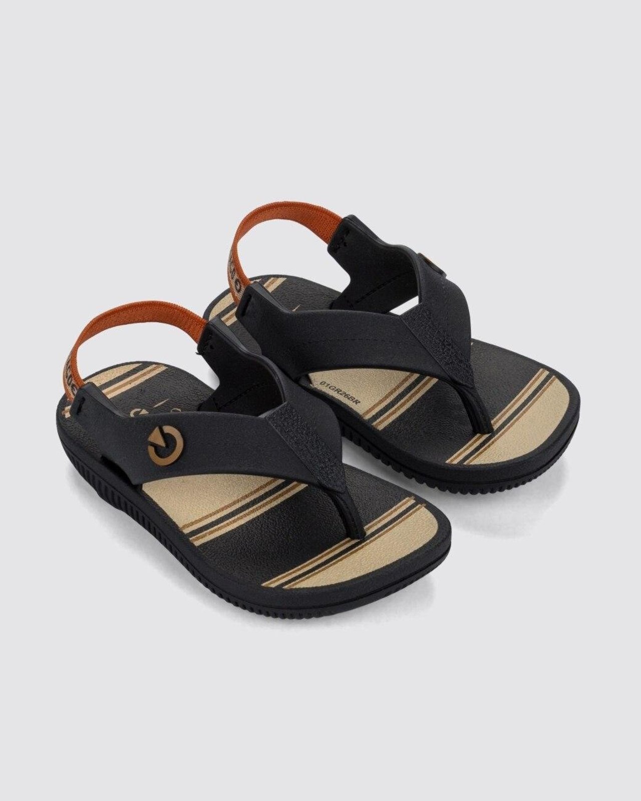 Infantil - Chinelo de Dedo de Cartago Atlanta Preto