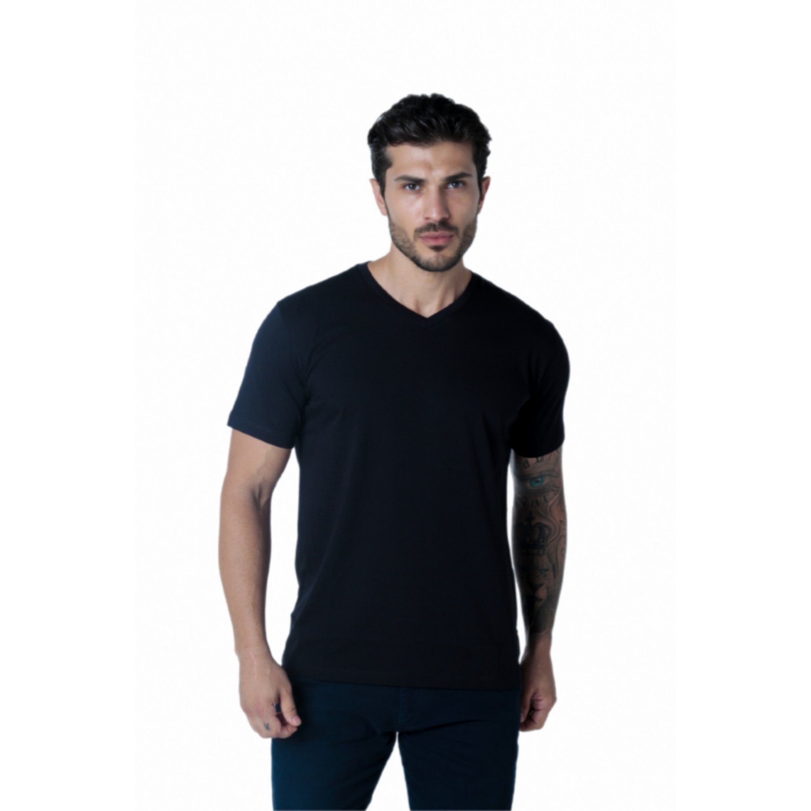 Camiseta Pima V iuseu preta