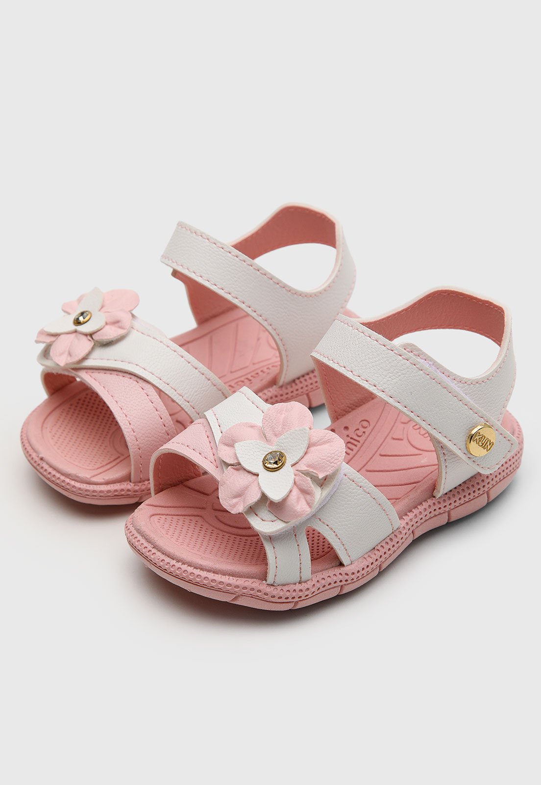 Infantil - Sandália Klin Tic Tac Branca