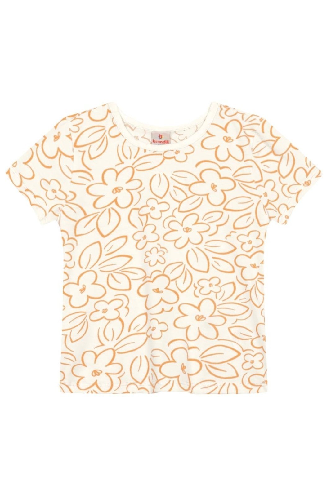Infantil - Blusa menina de flores em meia malha Brandili - 12
