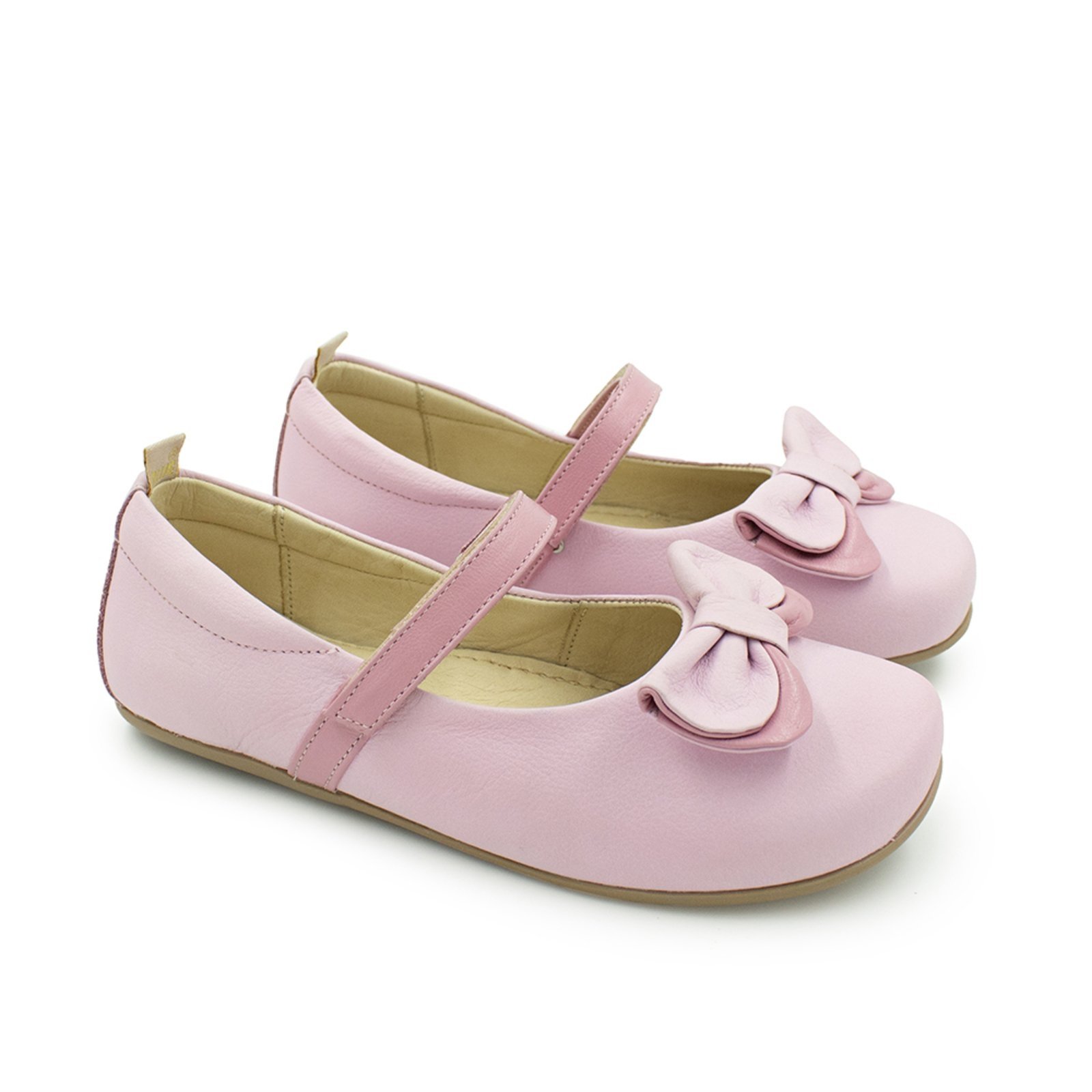 Vista 2 Infantil - Sapatilha Menina Blue Taina Couro Rosa Blue Infantis Blue Infantis rosa blue