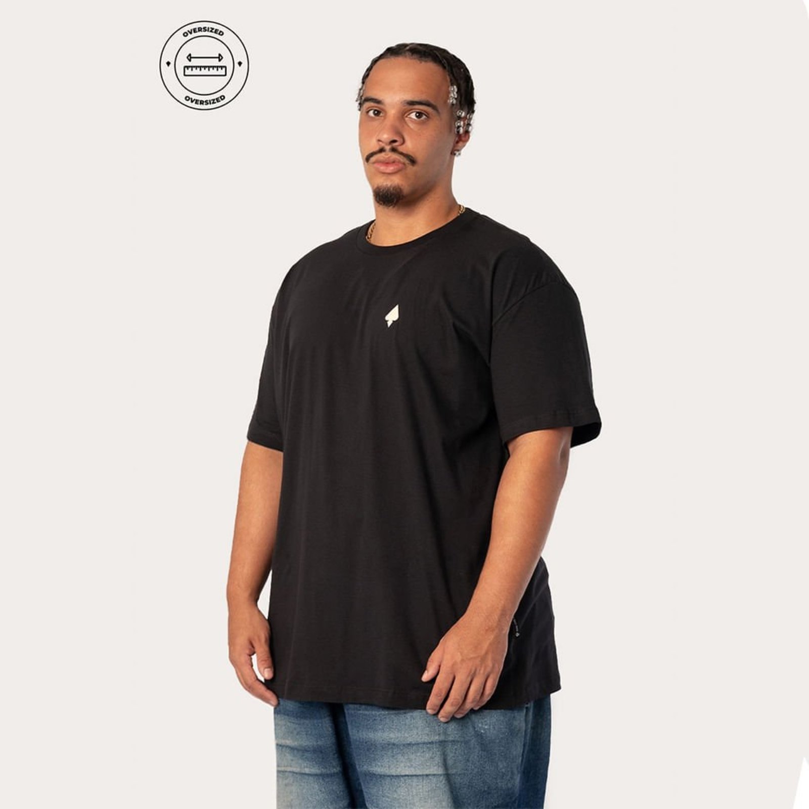 T-Shirt Oversized Caveira Arame