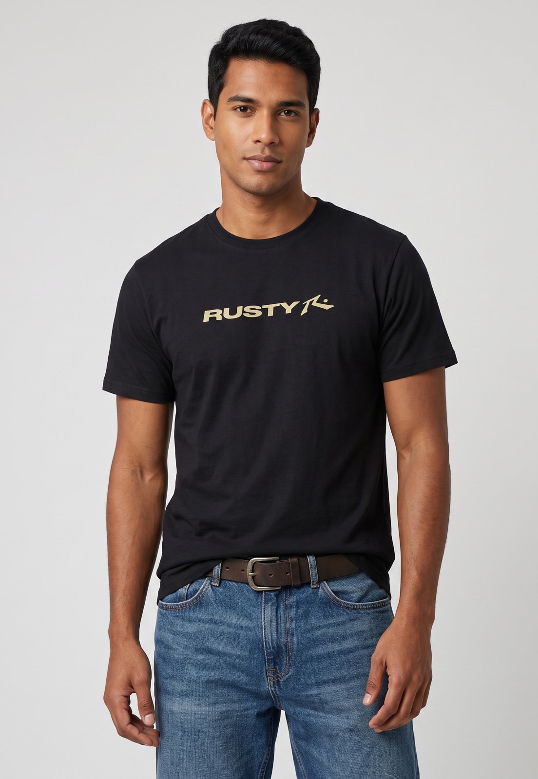 Camiseta Masculina Rusty Silk Stick Preto