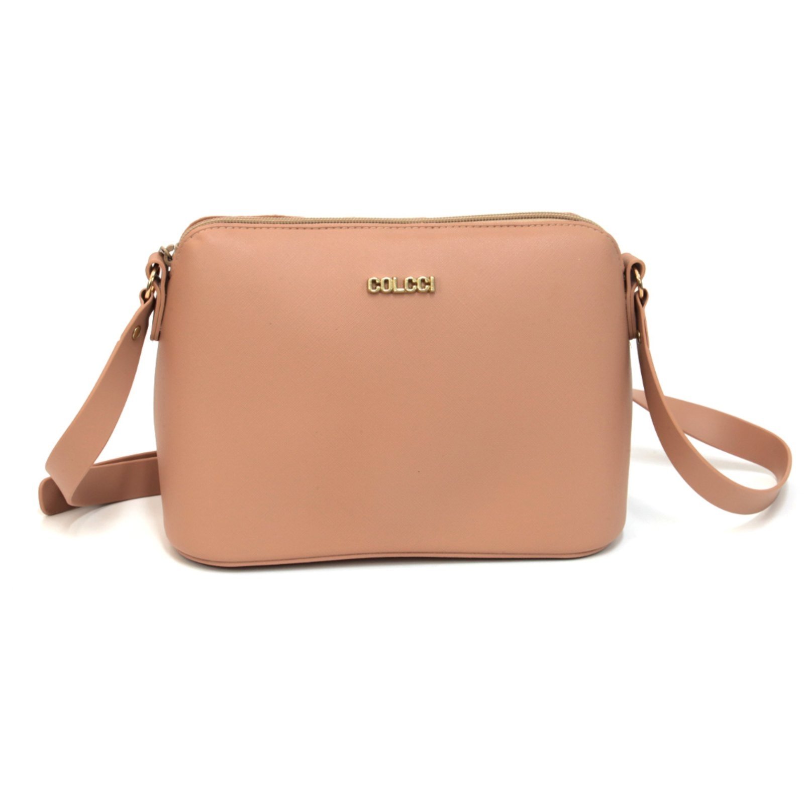 Bolsa Paris Colcci Techfit Crossbody Regulável Bege Corda