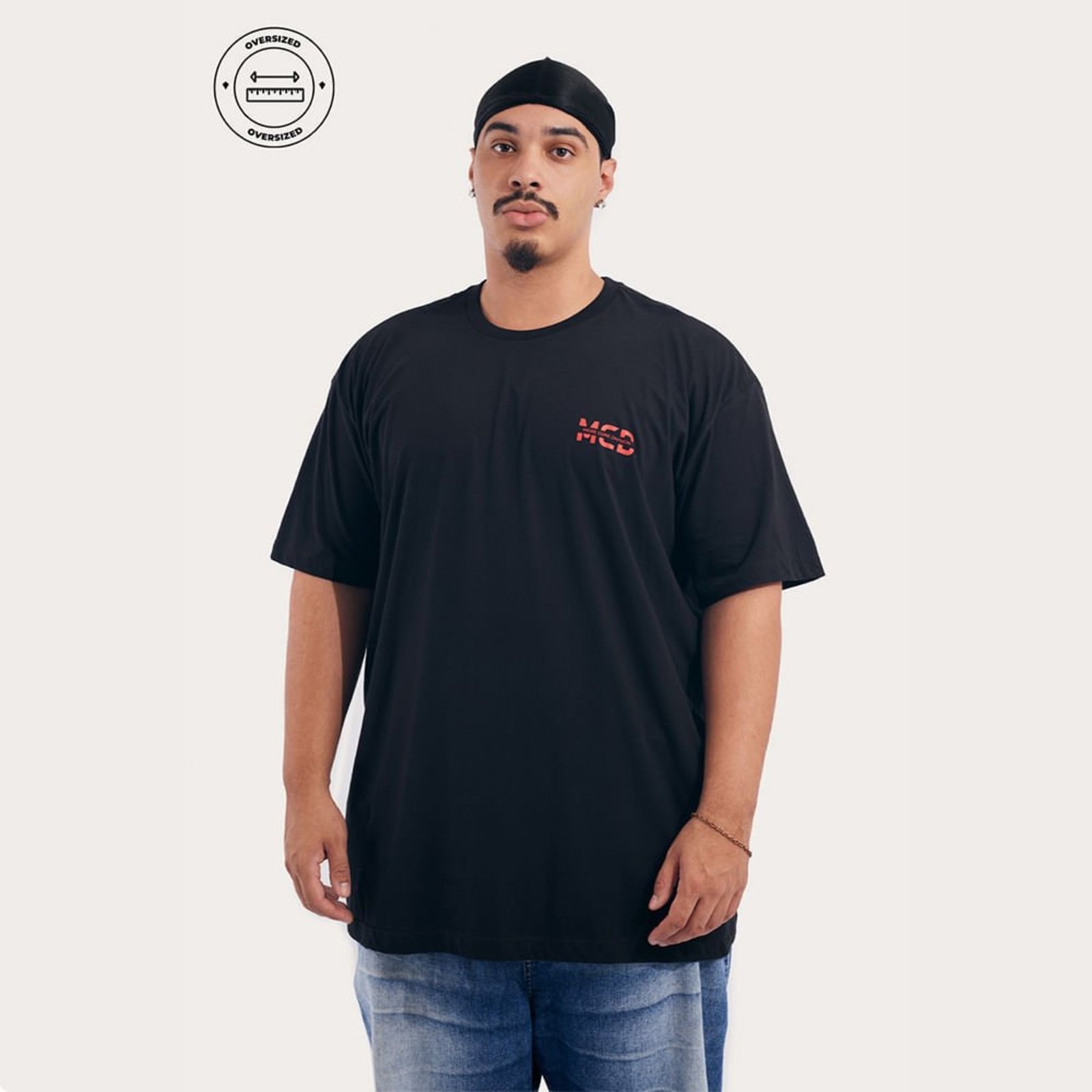 T-Shirt Regular M/C Oversized Mcd Cortad