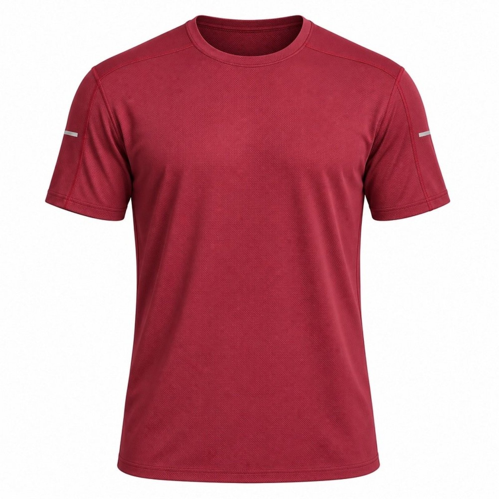Camiseta Lupo Poliamida Básica Run Masculina - 77985-004 - Carmim