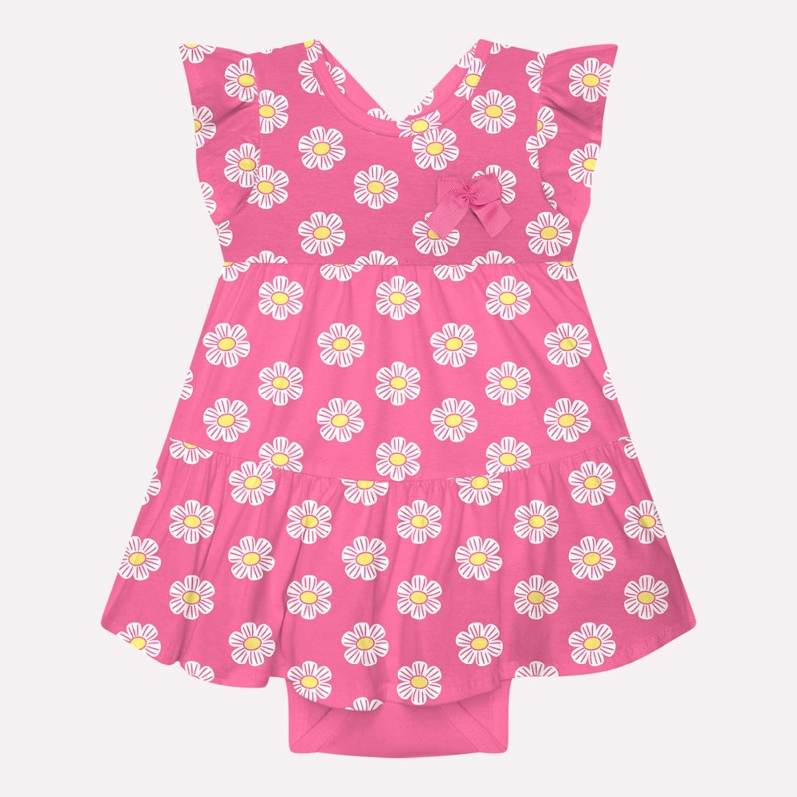 Infantil - Vestido Menina Flores Kyly