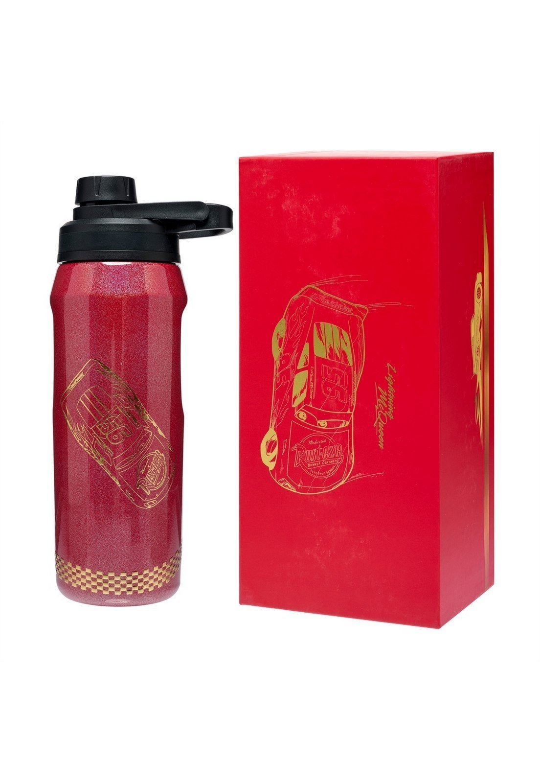 Infantil - Garrafa Térmica Carros Relâmpago Mcqueen 550ml Inox Original Disney
