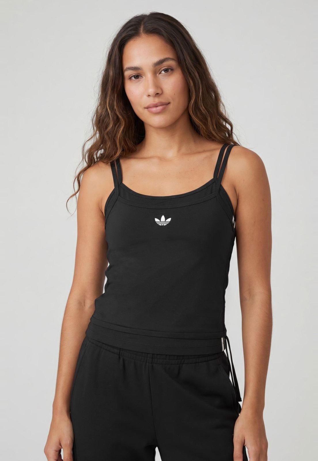 Regata Feminina adidas Originals Alças Finas Preta