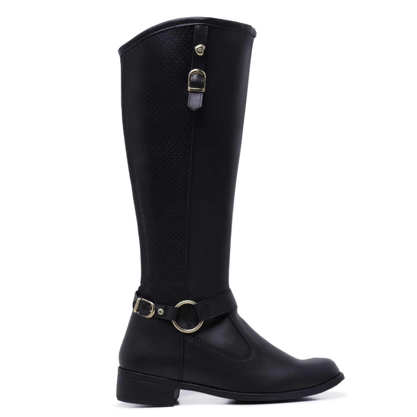 Bota Montaria Feminina Cano Longo Country Schiareli 11080 Preto