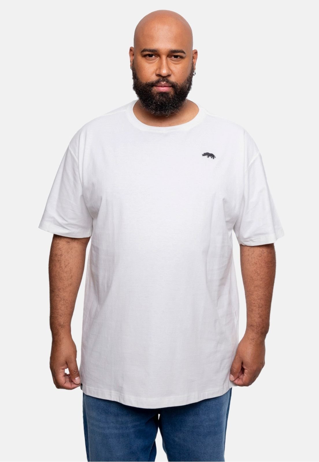 Camiseta Ecko Estampada Plus Size Branca
