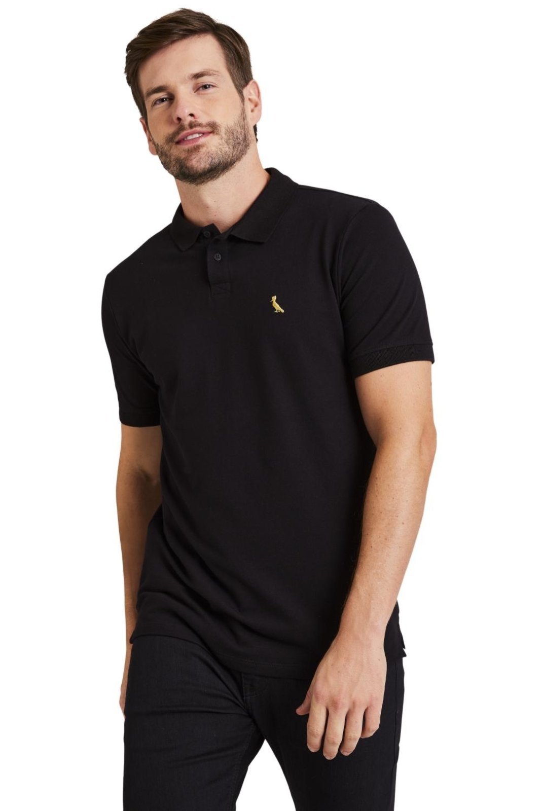 Polo Piquet Pima Enxuto Pica Pau Ouro Reserva