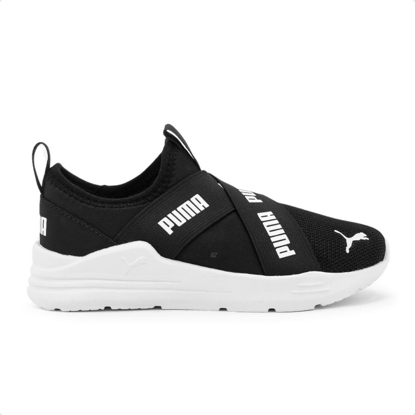 Infantil - Tênis Puma Wired Run Slip On Ps Bdp Preto