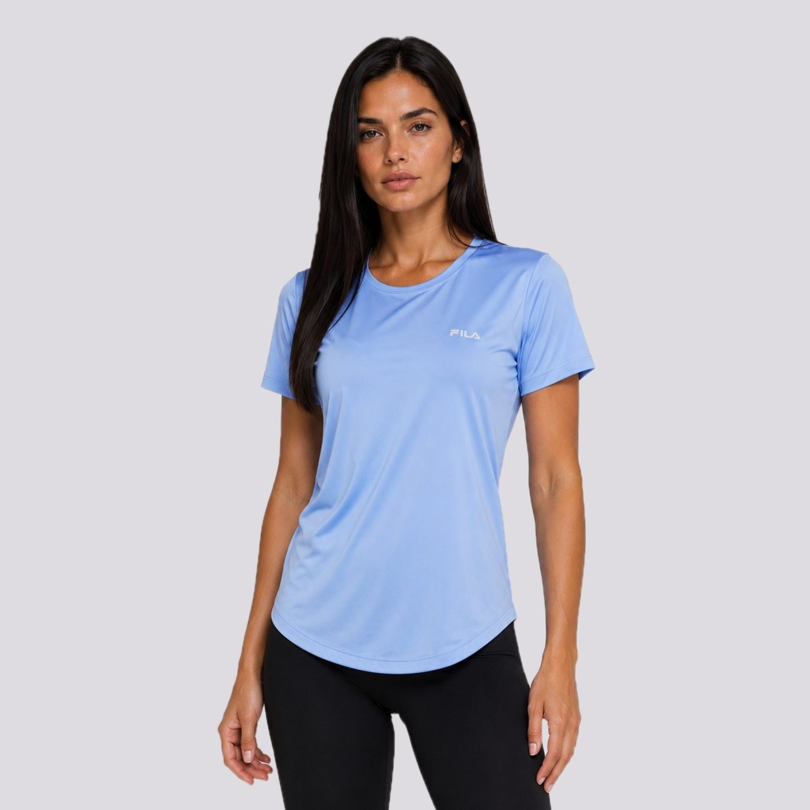 Camiseta Fila Basic Sports III Feminina Azul Claro