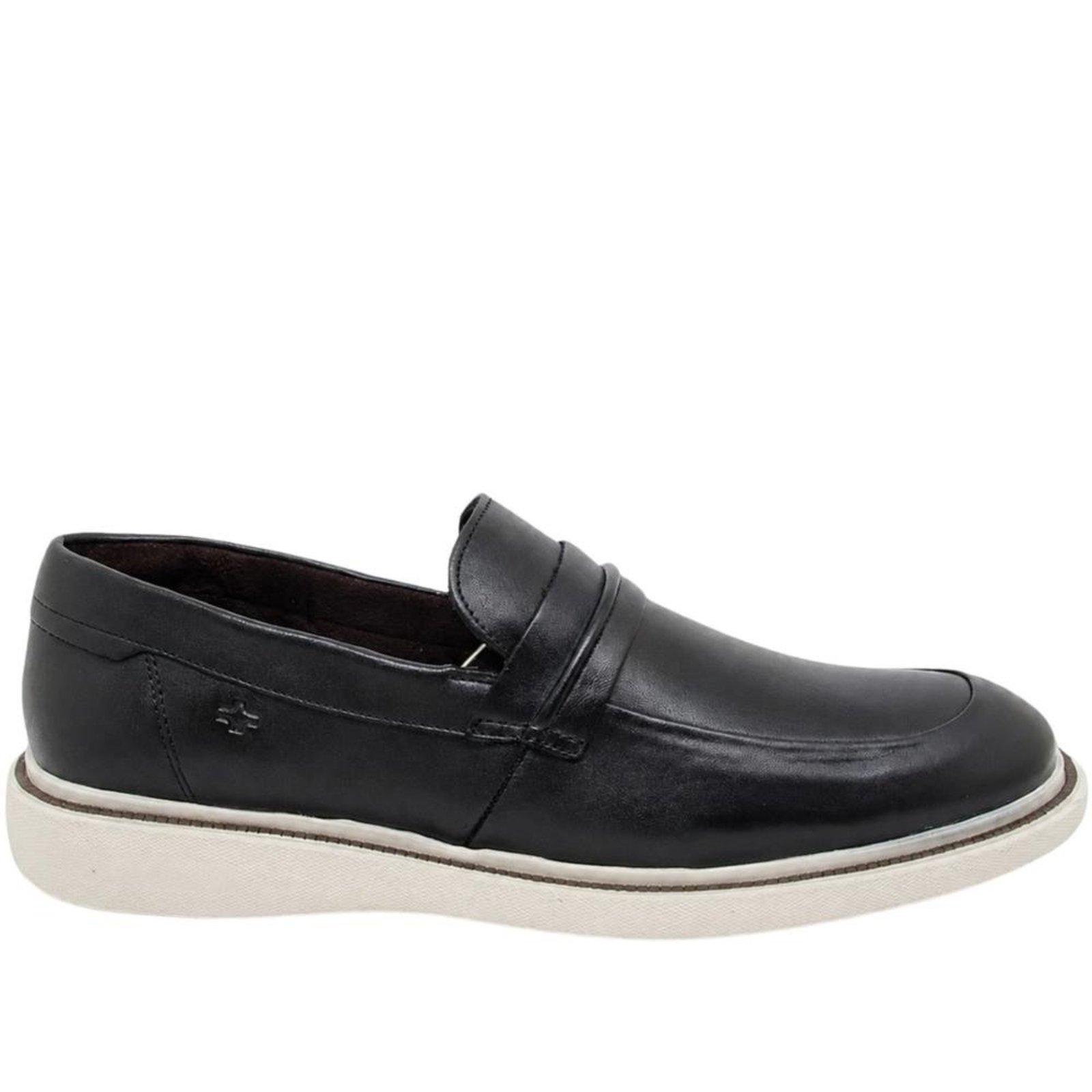 Sapato Masculino Rotterdam em Couro Roma Zariff Rot005 Preto Incolor