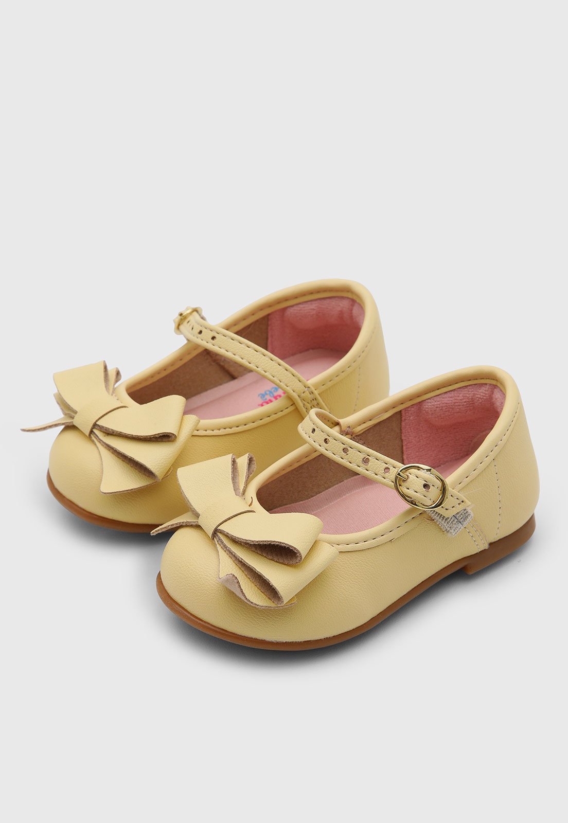 Vista 2 Infantil - Sapatilha Molekinha Laço Amarela amarelo MOLEKINHA amarelo