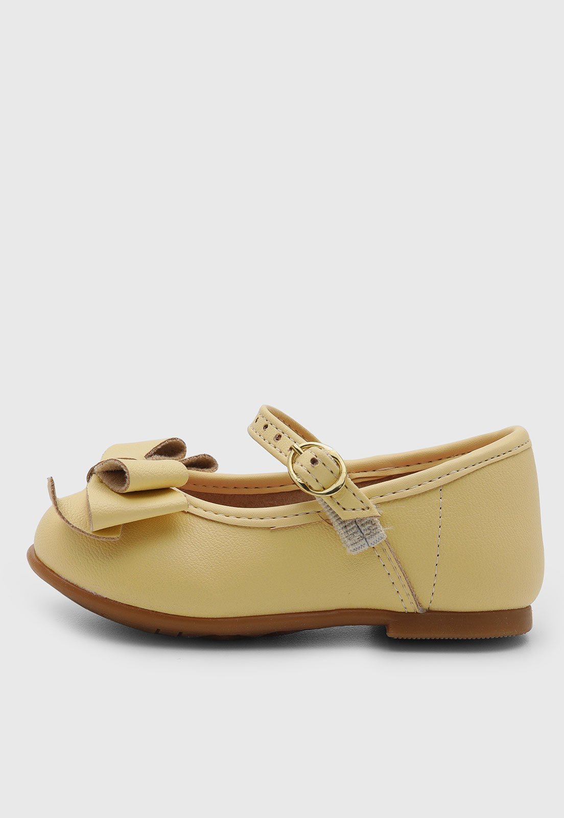 Vista 3 Infantil - Sapatilha Molekinha Laço Amarela amarelo MOLEKINHA amarelo