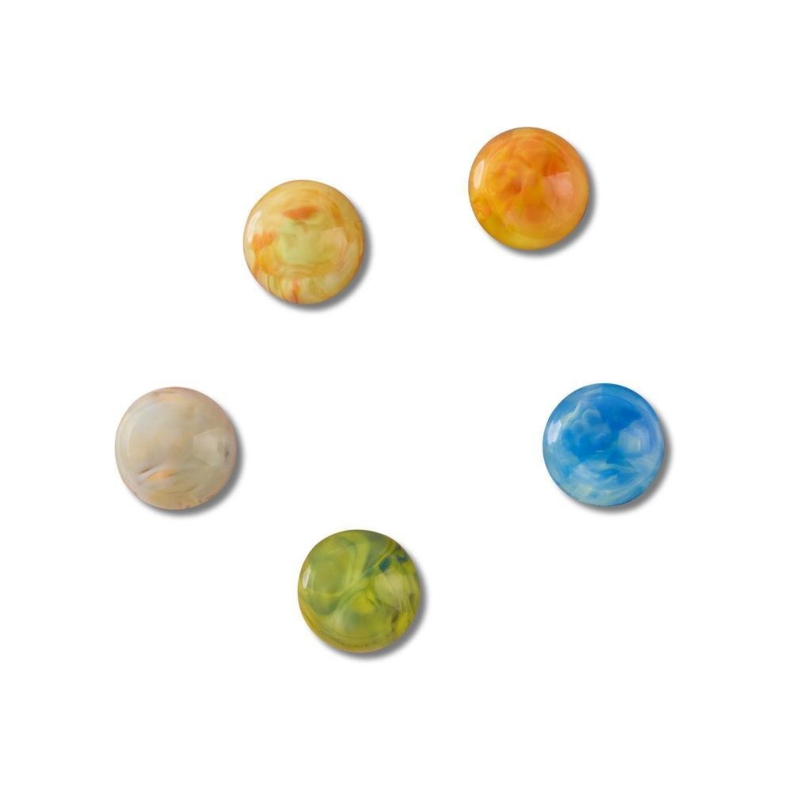 Infantil - Jibbitz™ Bolinhas De Mármore Pack Com 5 Peças Único Branco