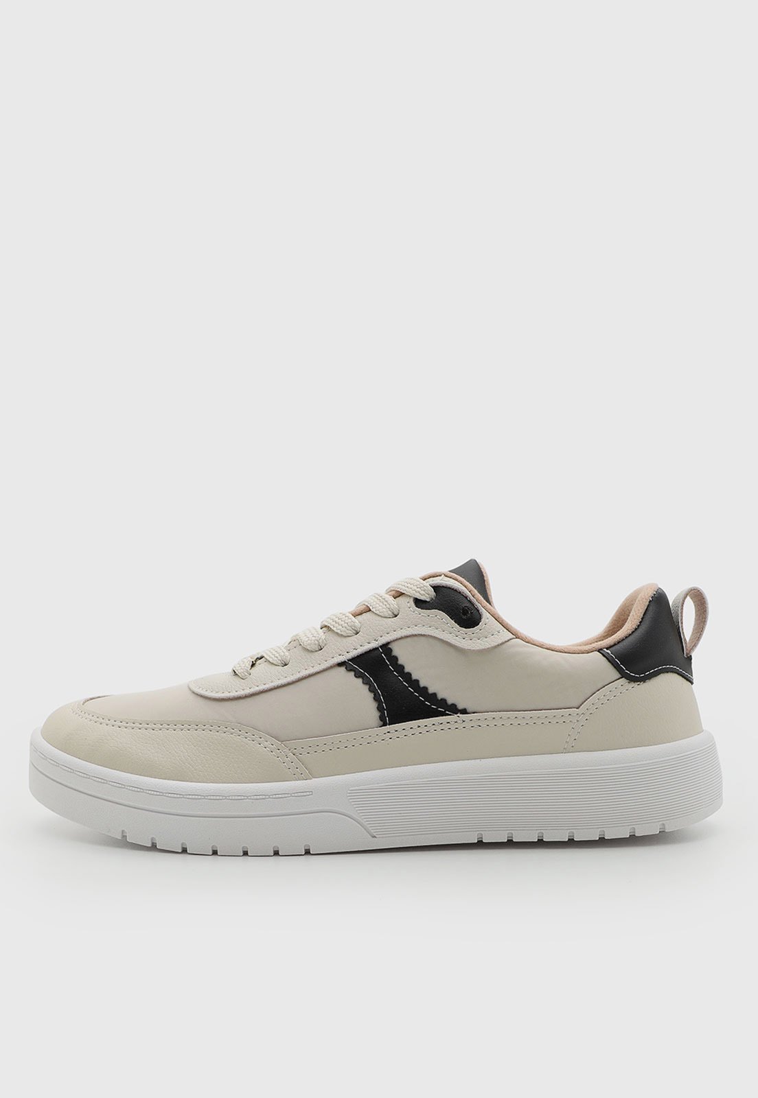 Tênis Feminino Moleca Cadarço Branco