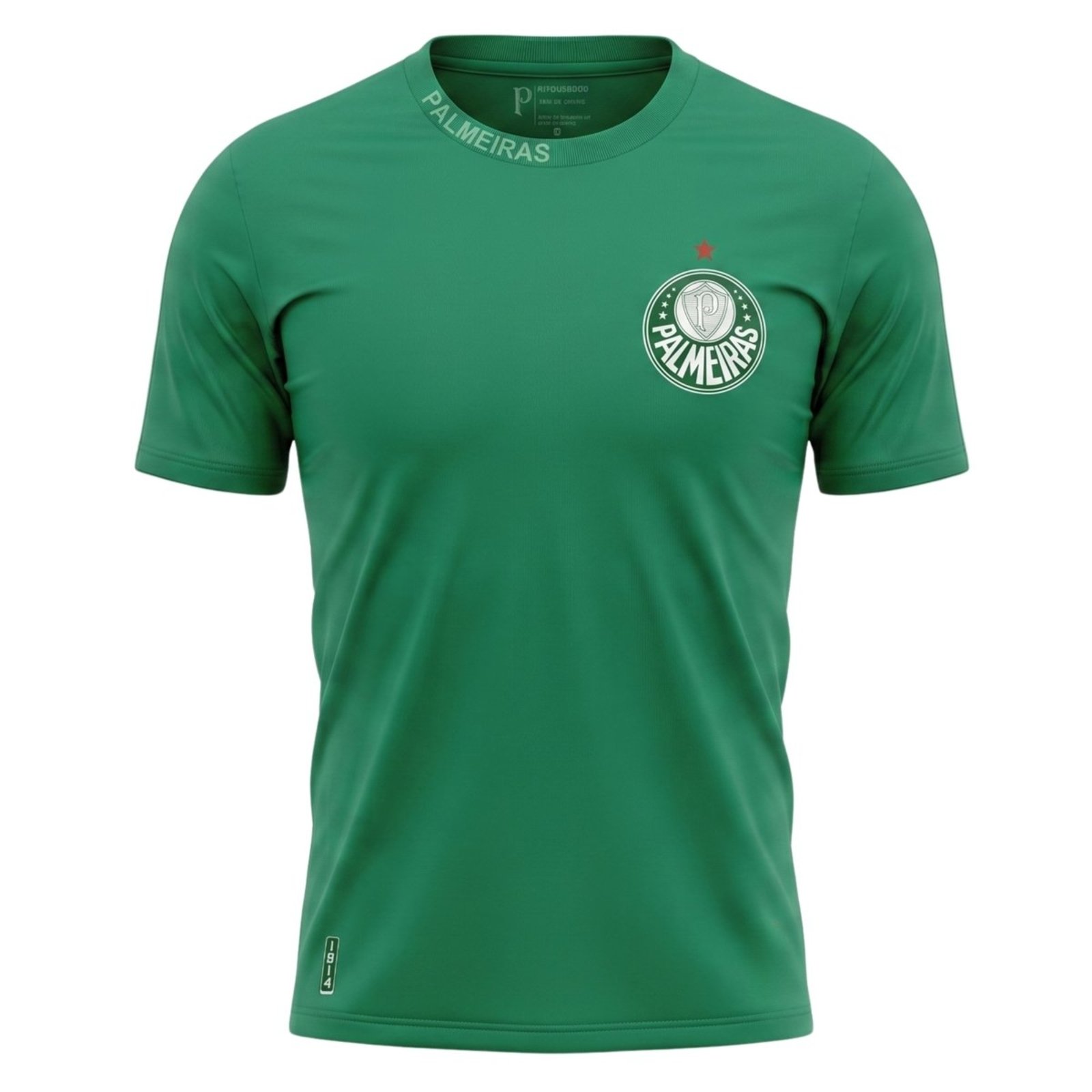 CAMISA PALMEIRAS 1914 VERDE MASCULINA TORCEDOR LICENCIADO