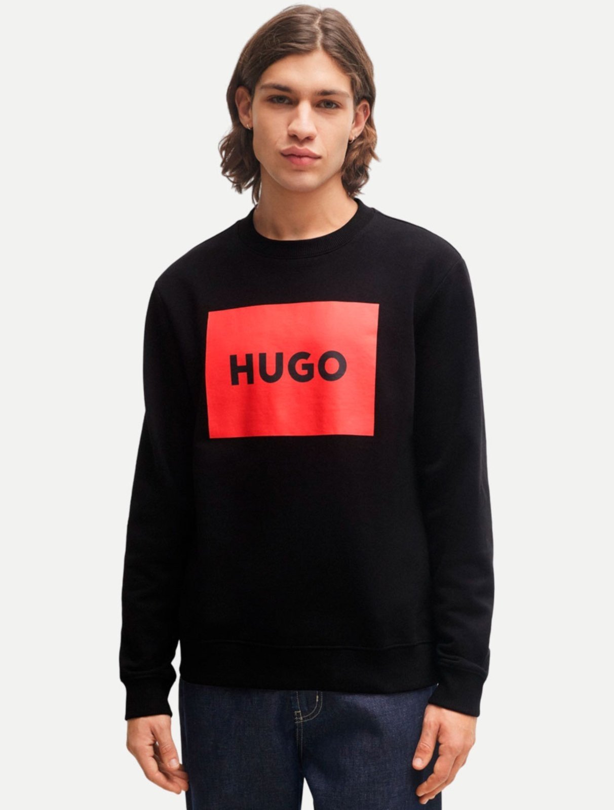 Blusa Hugo Boss Moletom Duragol222 Preto