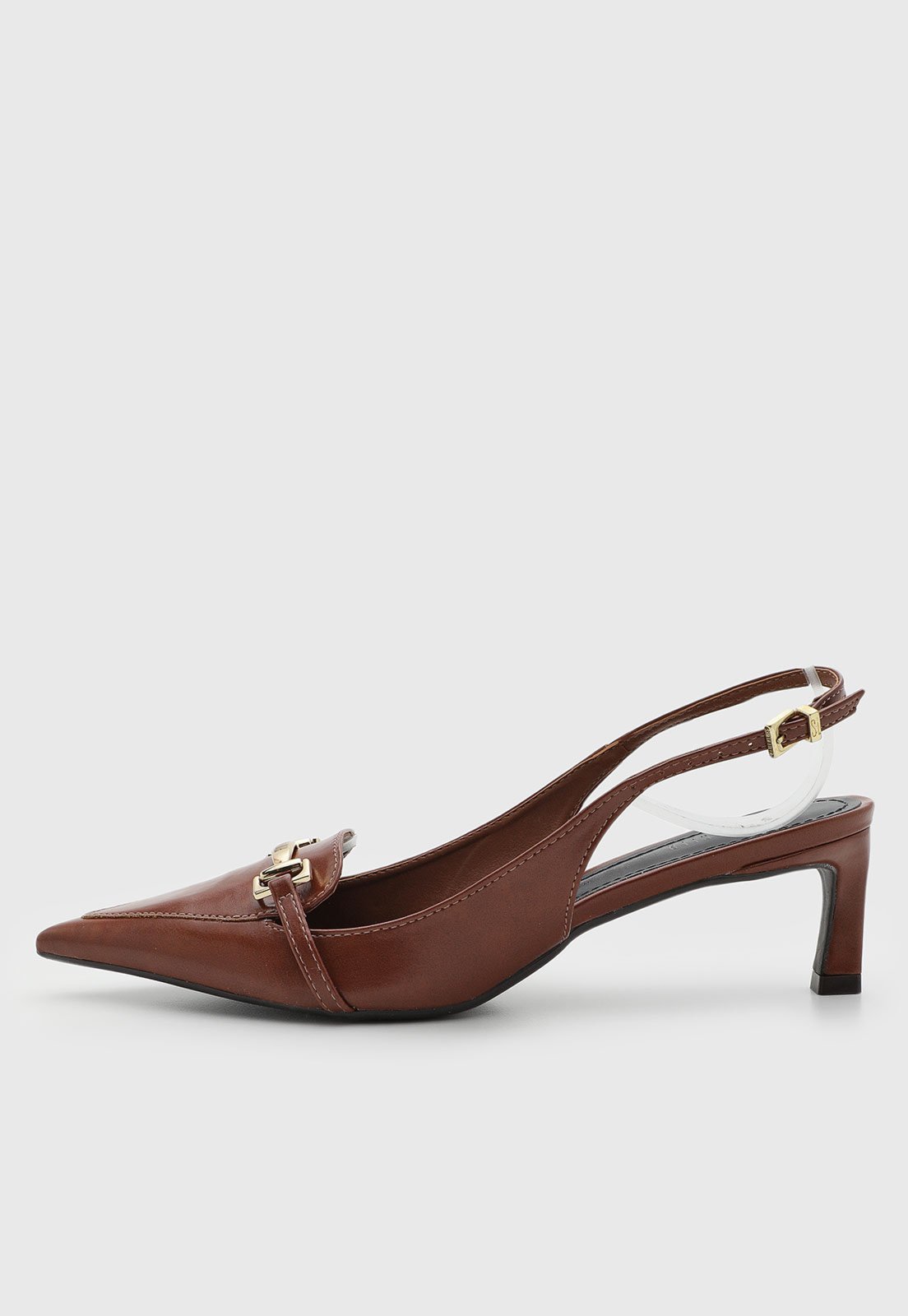 Scarpin Feminino Santa Lolla Slingback Marrom