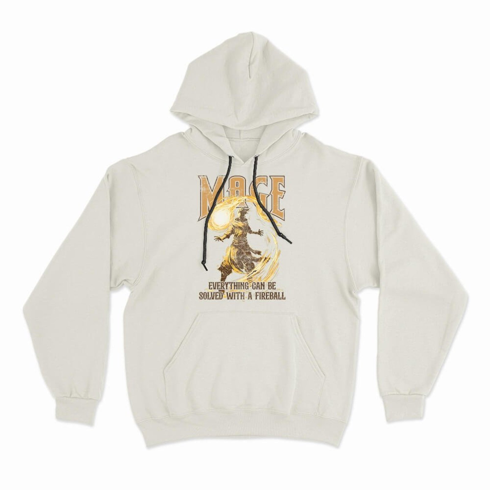 Moletom Com Capuz Mage - Off White - Casual - Studio Geek