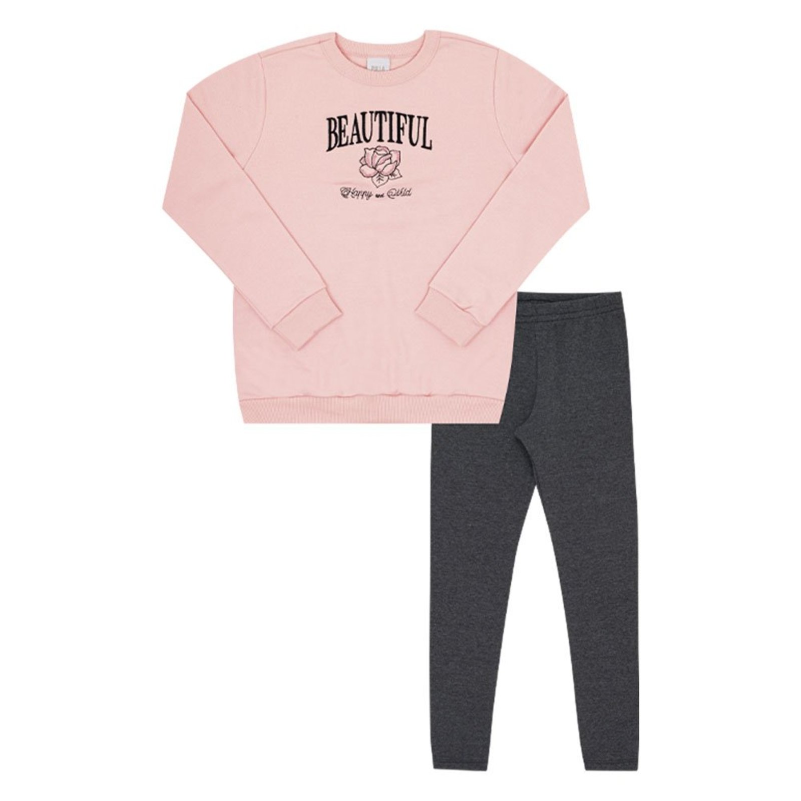 Infantil - Conjunto Menina - Rosa - 52838-11