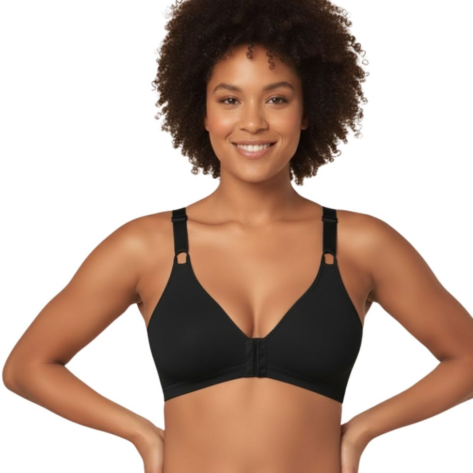 Sutiã sem Bojo sem Aro Fecho Frontal em Cotton Olimpo DeMillus