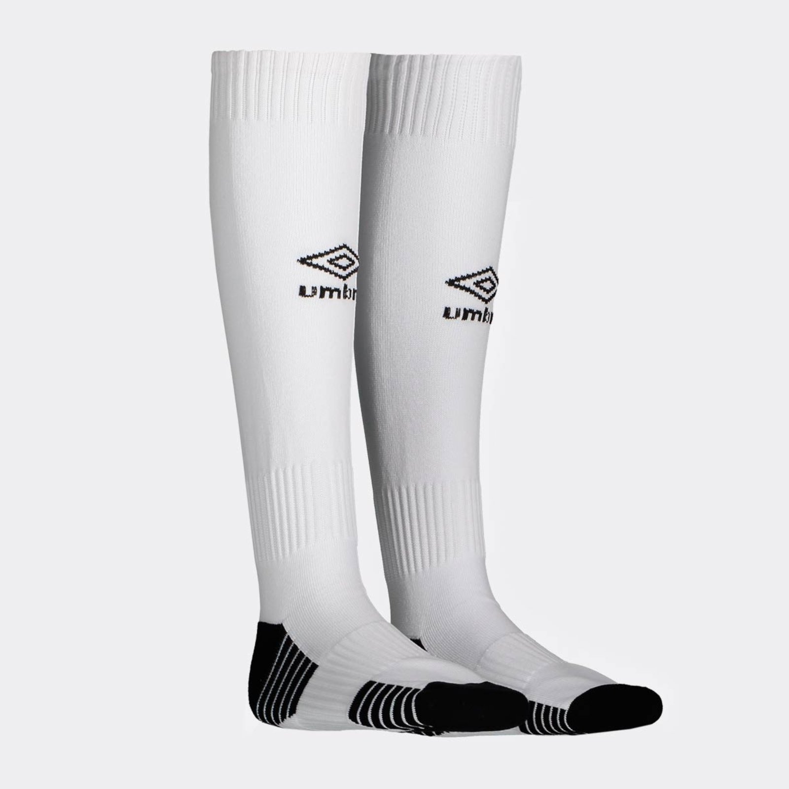 Vista 2 Meião Umbro Team e Preta Umbro branco