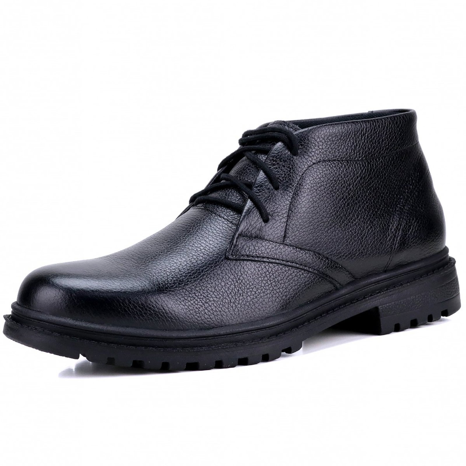 Bota Coturno Mr. gutt Casual de couro Conforto Preto