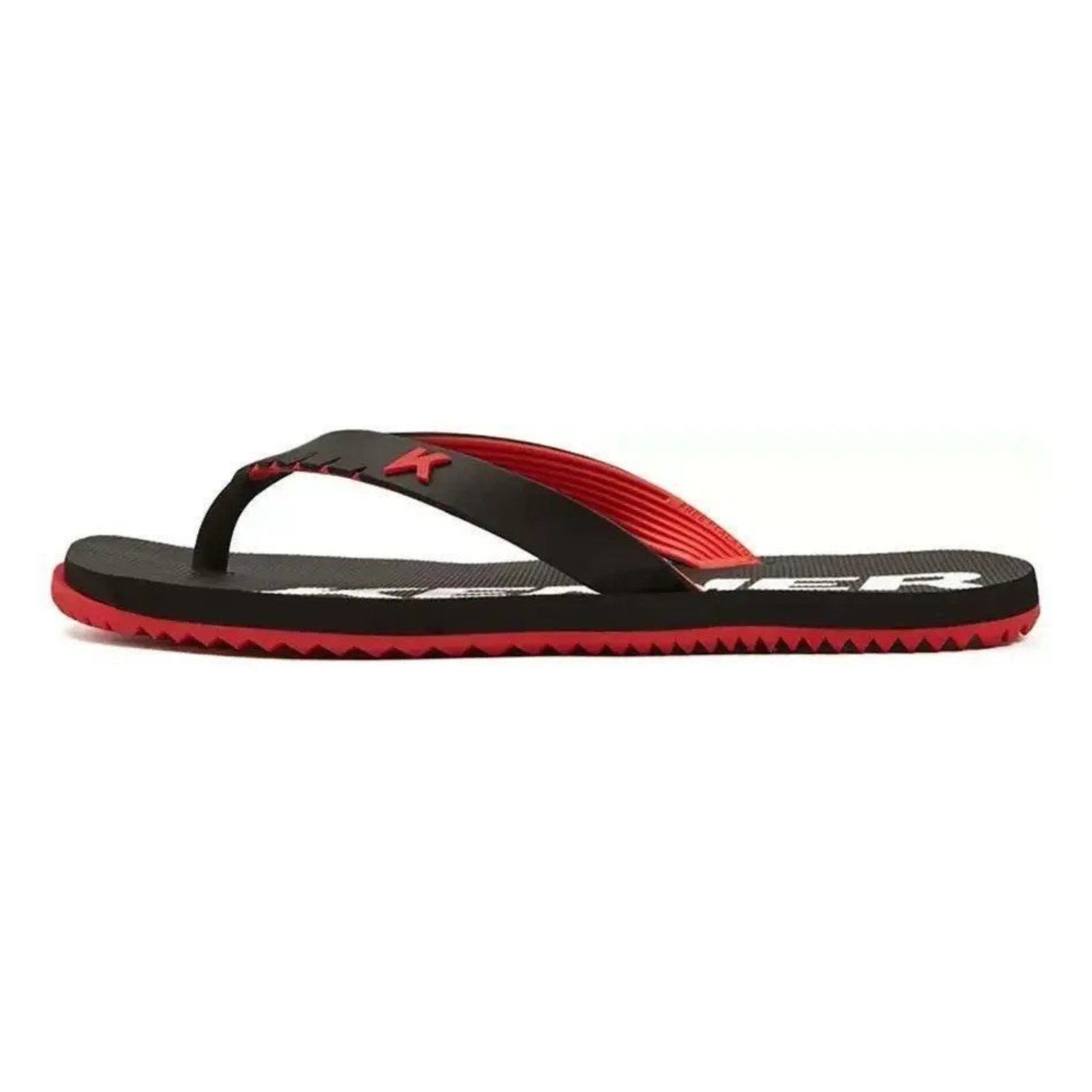 Sandália Masculina Kenner Red Preta e Vermelha - Vermelho - Kenner