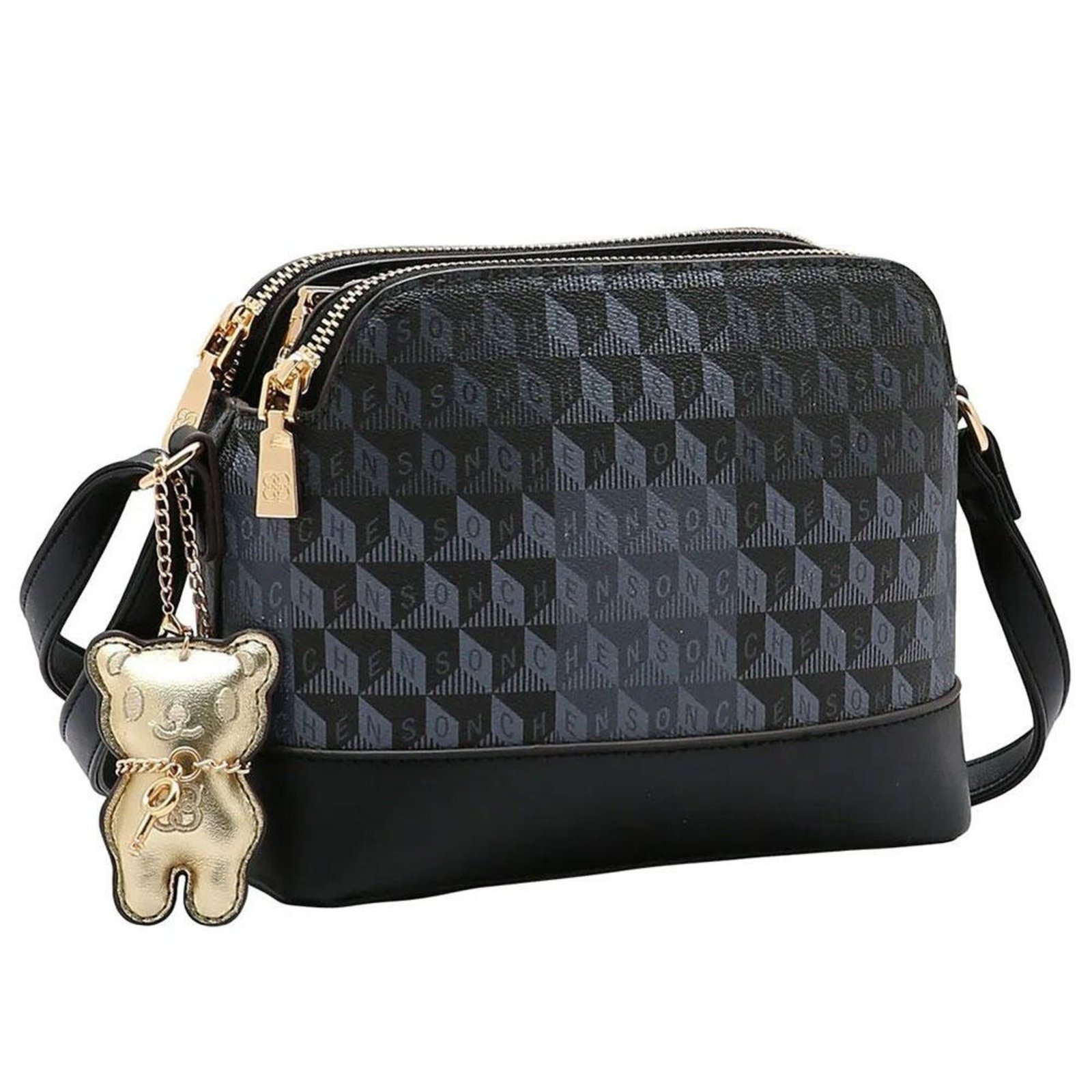Bolsa Feminina Transversal Chenson Cg85425 1825425 Preto