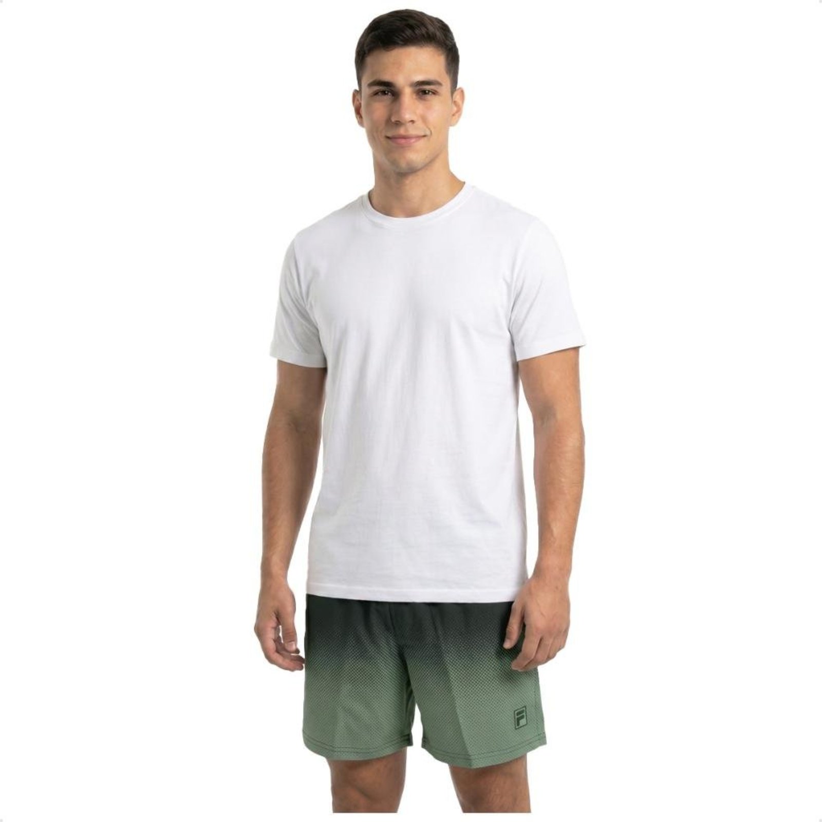 Shorts Fila Print 4 Masculino Preto