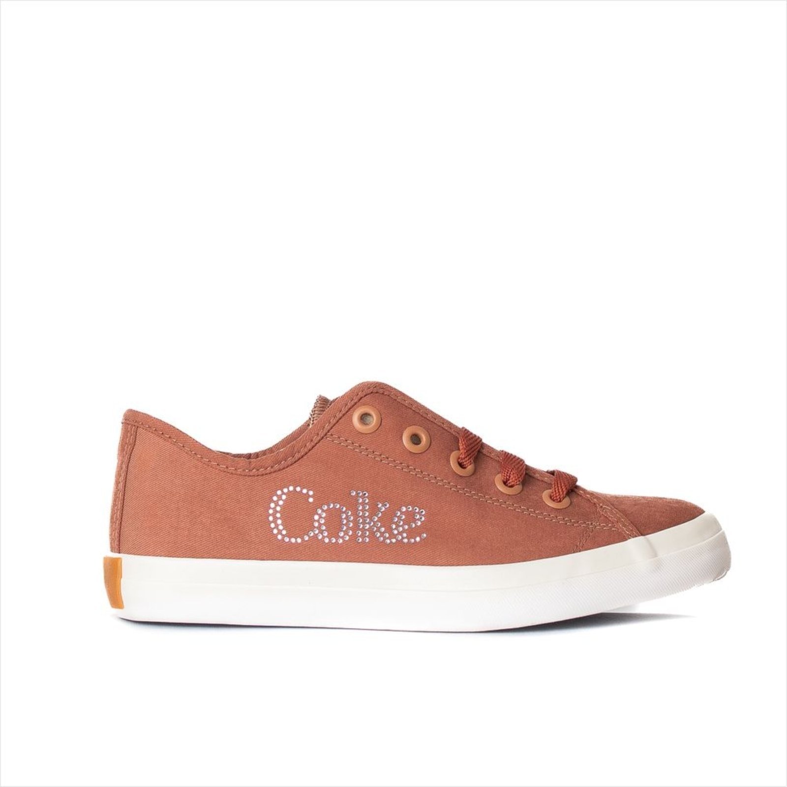 Tênis Feminino Coca Cola Stream Twill Glow Marrom - Cobre