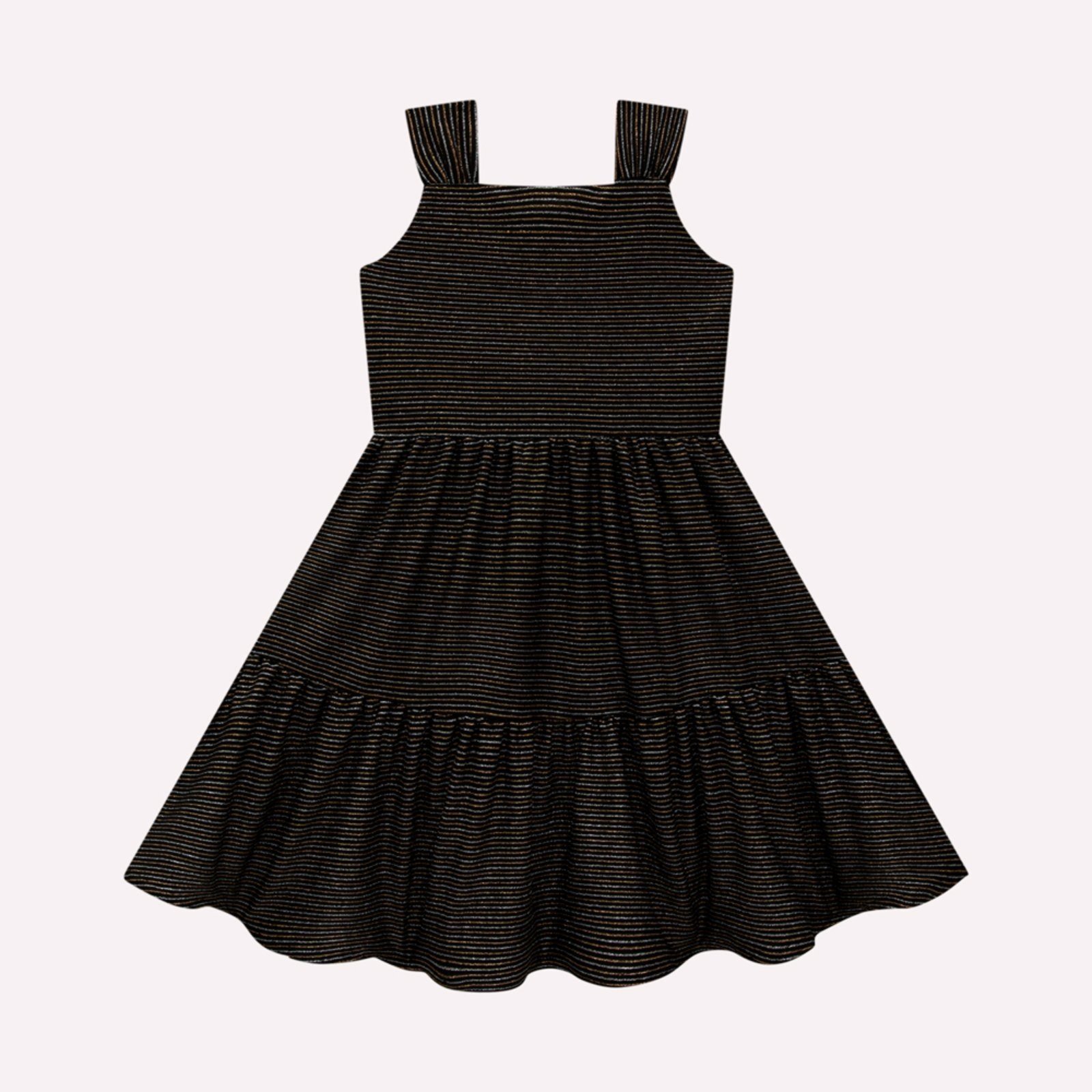 Infantil - Vestido Menina Listras Kyly
