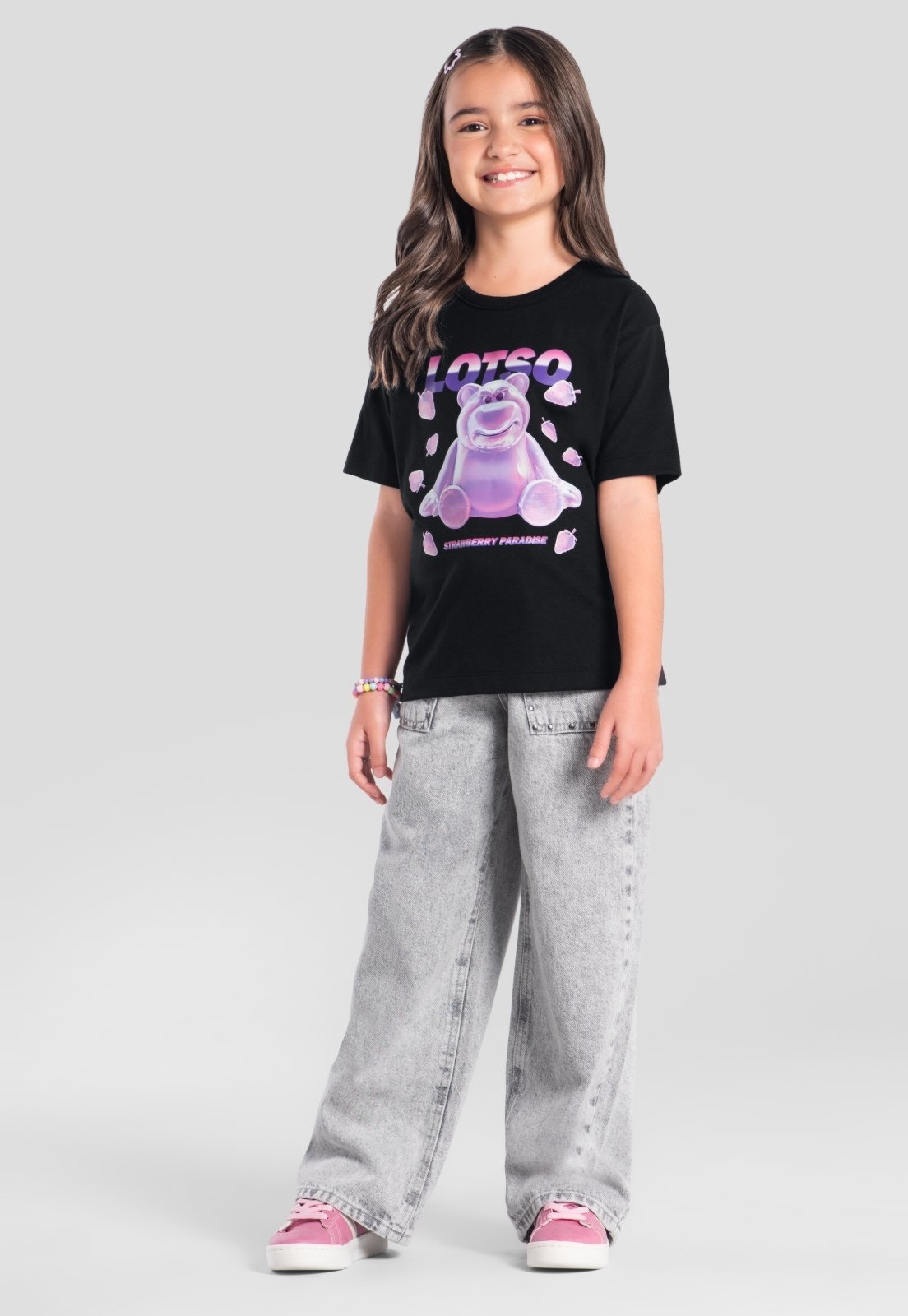 Infantil - Blusa menina em malha do Lotso Brandili