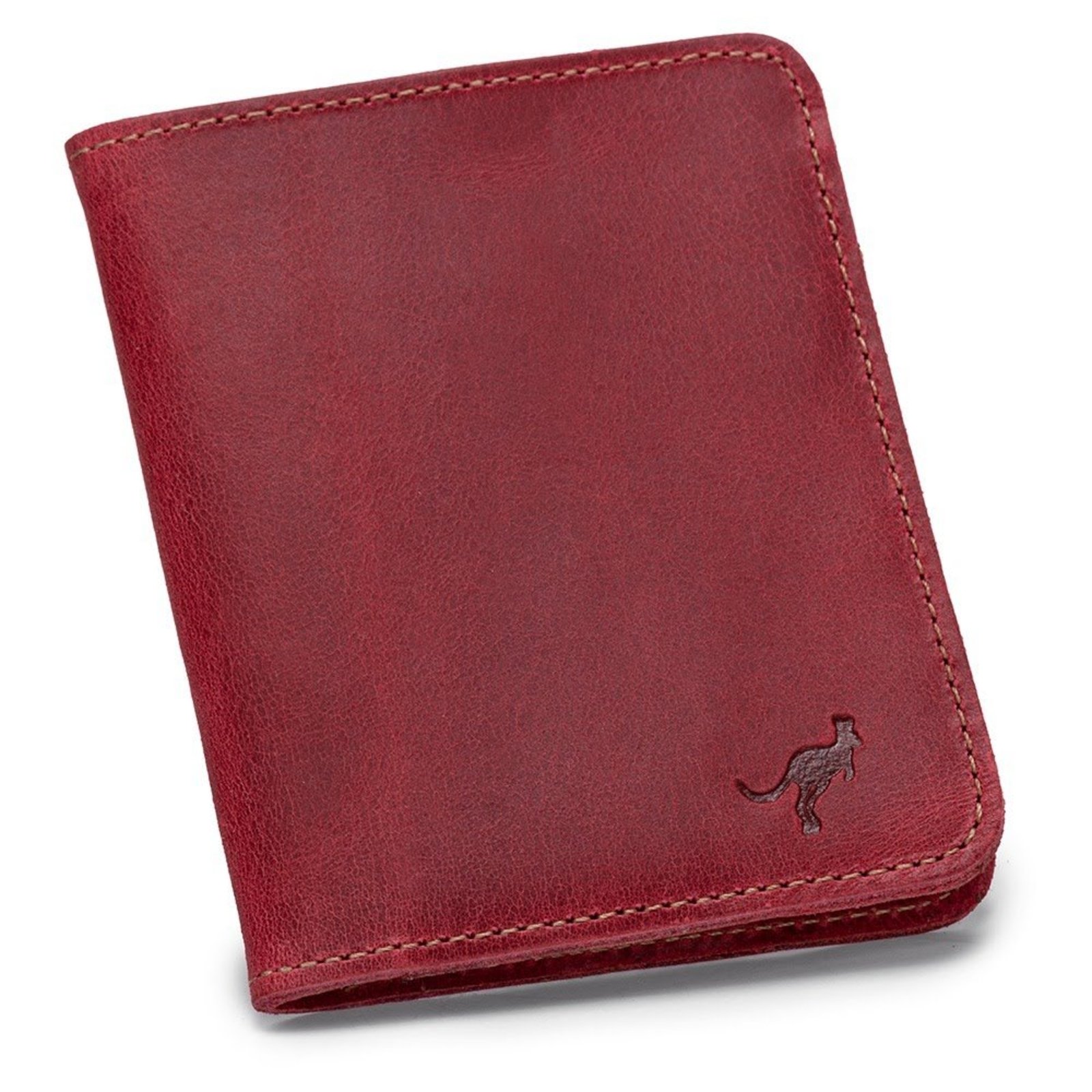 Porta Cartão Mini Carteira Vertical 100% Couro Legítimo Compacta ello griff BORDO