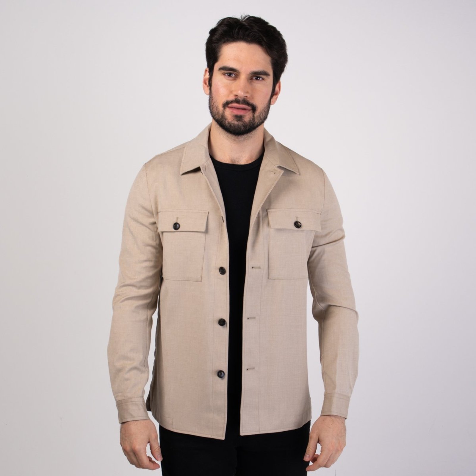 Camisa Oficina Reserva Overshirt Areia