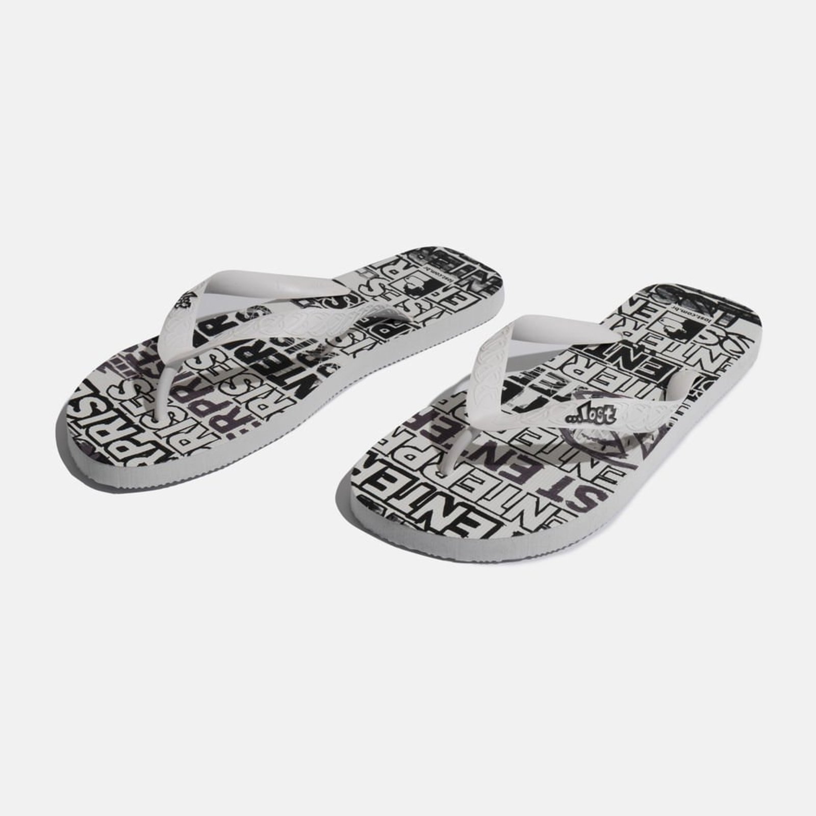 Chinelo Lost Masc BRANCO