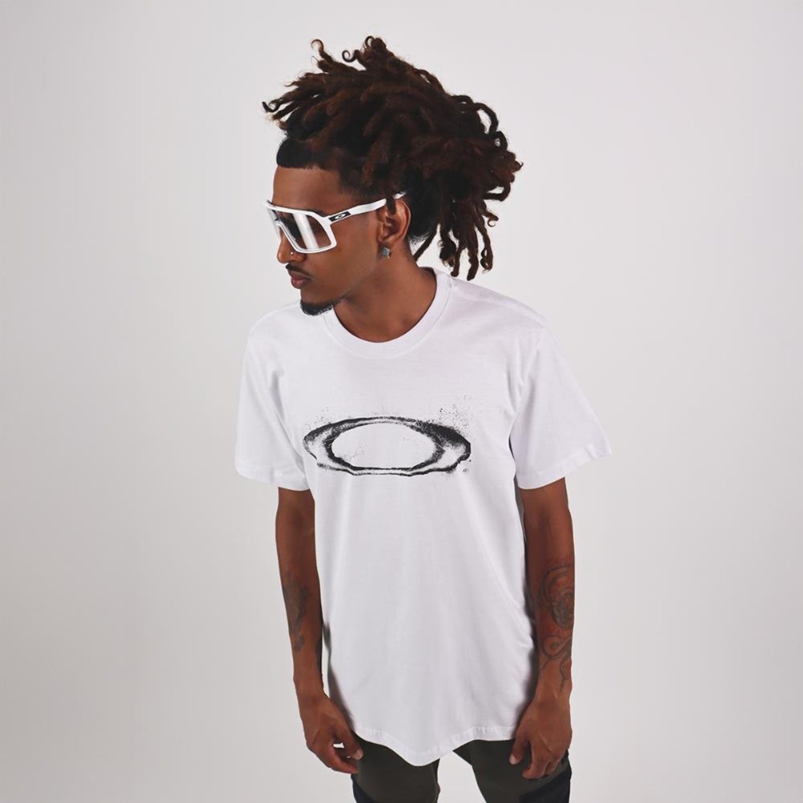 Camiseta Oakley Ellipse Dusty SS Tee Branco