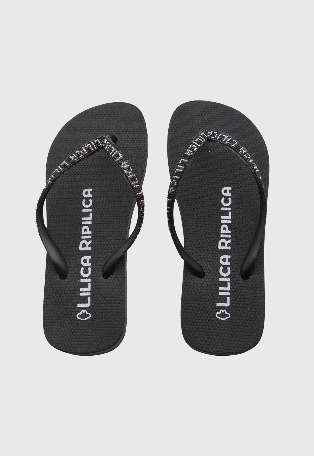 Infantil - Chinelo Lilica Ripilica Tiras Finas Preto