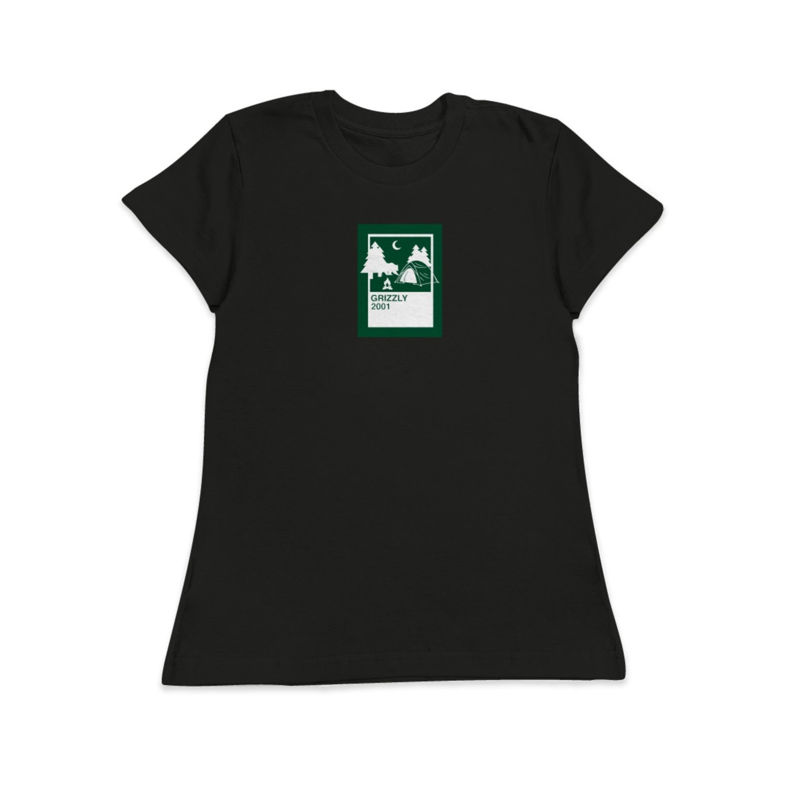 Camiseta Grizzly Color Codes Girls Tee - BLACK